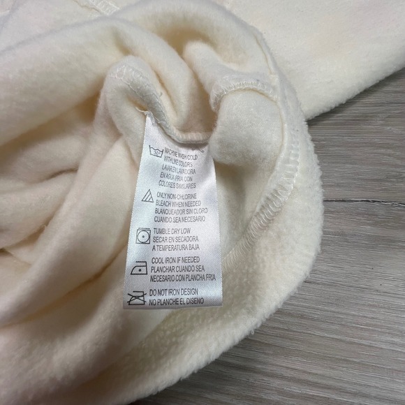 Disney Eeyore Fleece Hoodie The Wonderful World of White Blue woman's L (11/12) - Picture 9 of 10